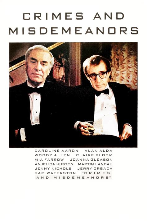 Crimes and Misdemeanors Poster