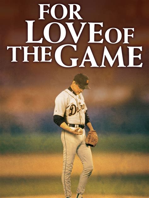 For Love of the Game Poster