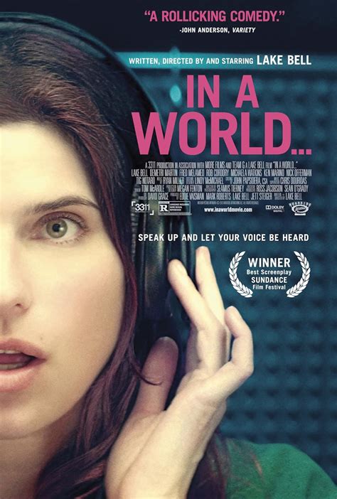 In a World... Poster
