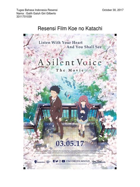 Koe no Katachi Poster