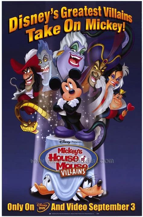 Mickey's House of Villains Poster