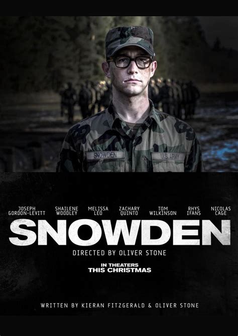 Snowden Poster