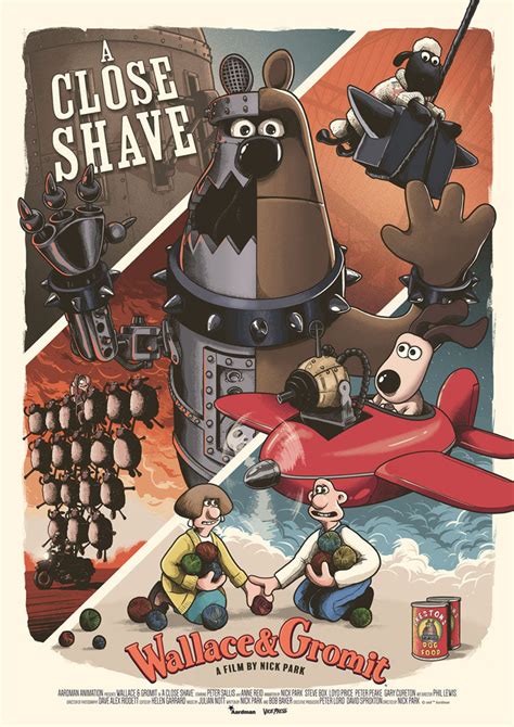Wallace & Gromit in A Close Shave Poster